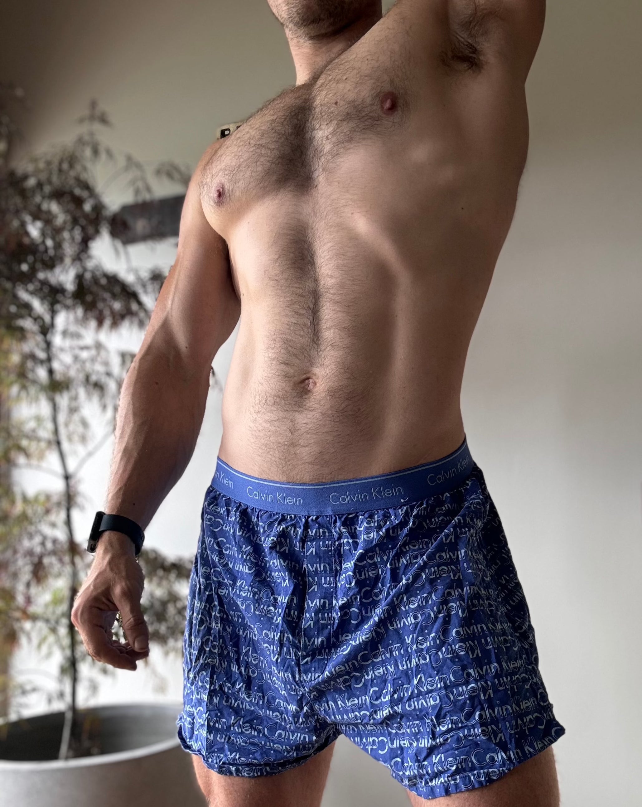 Calvin Klein – Blaue Boxershorts