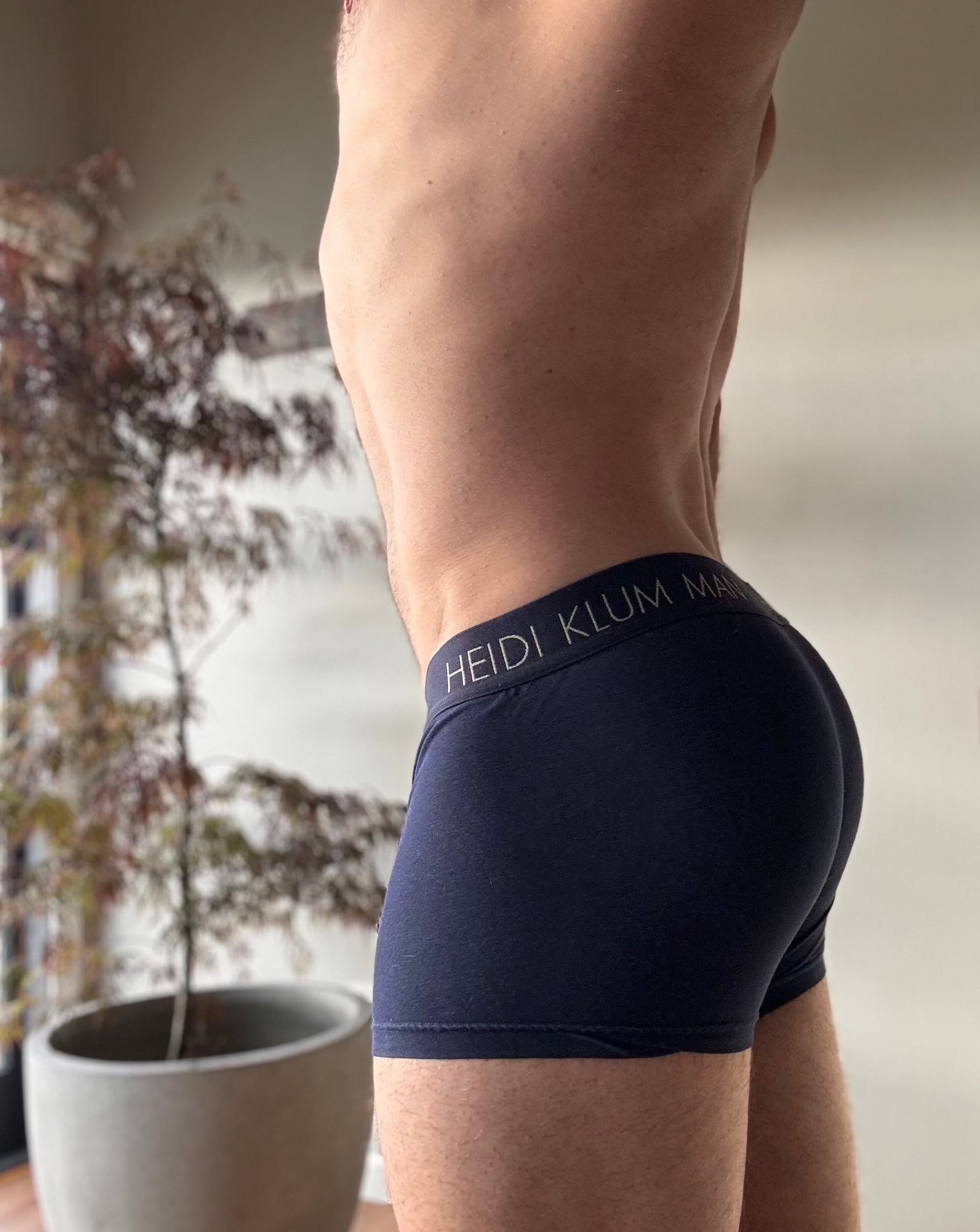 Heidi Klum Man Boxer Briefs in Navy (Medium)