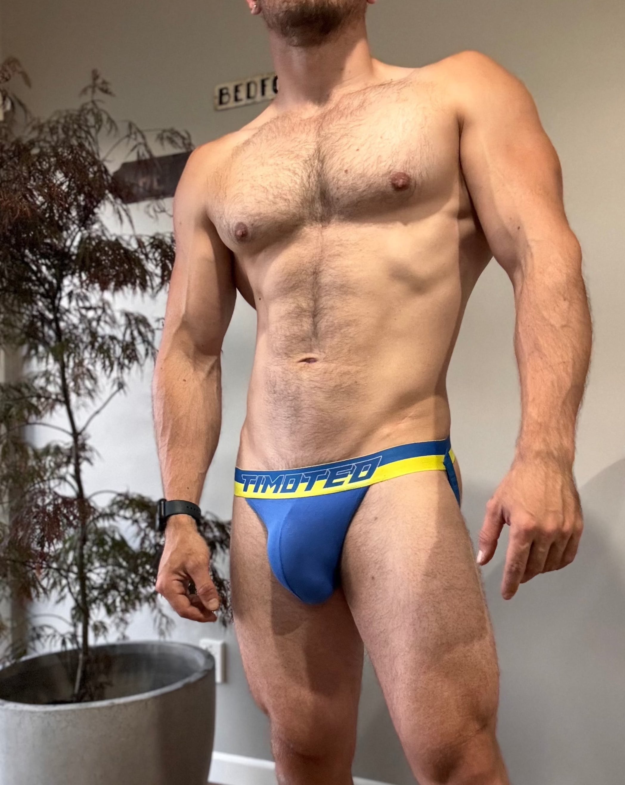 Timoteo Blue Jockstrap