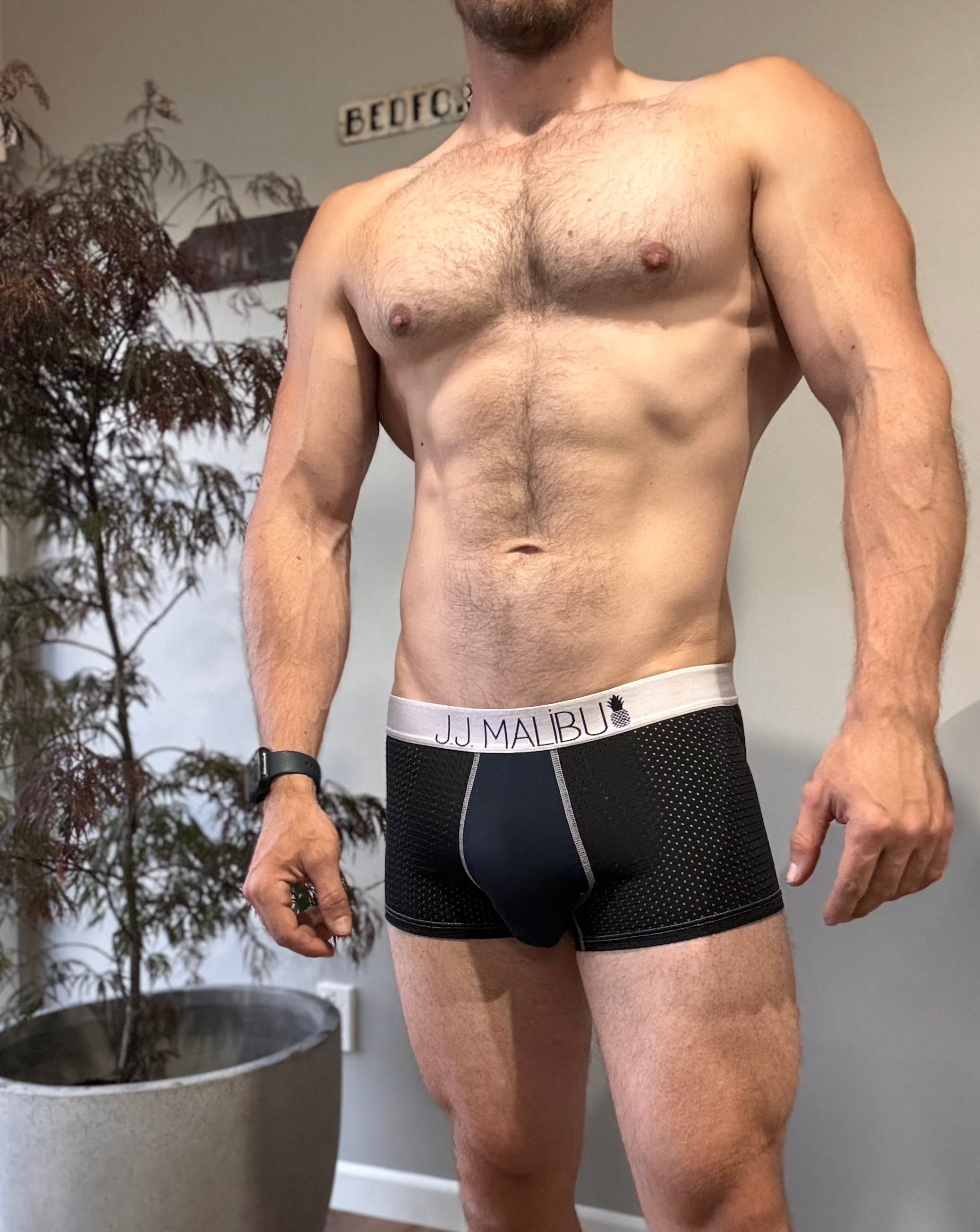 J.J.Malibu Black Boxer Briefs