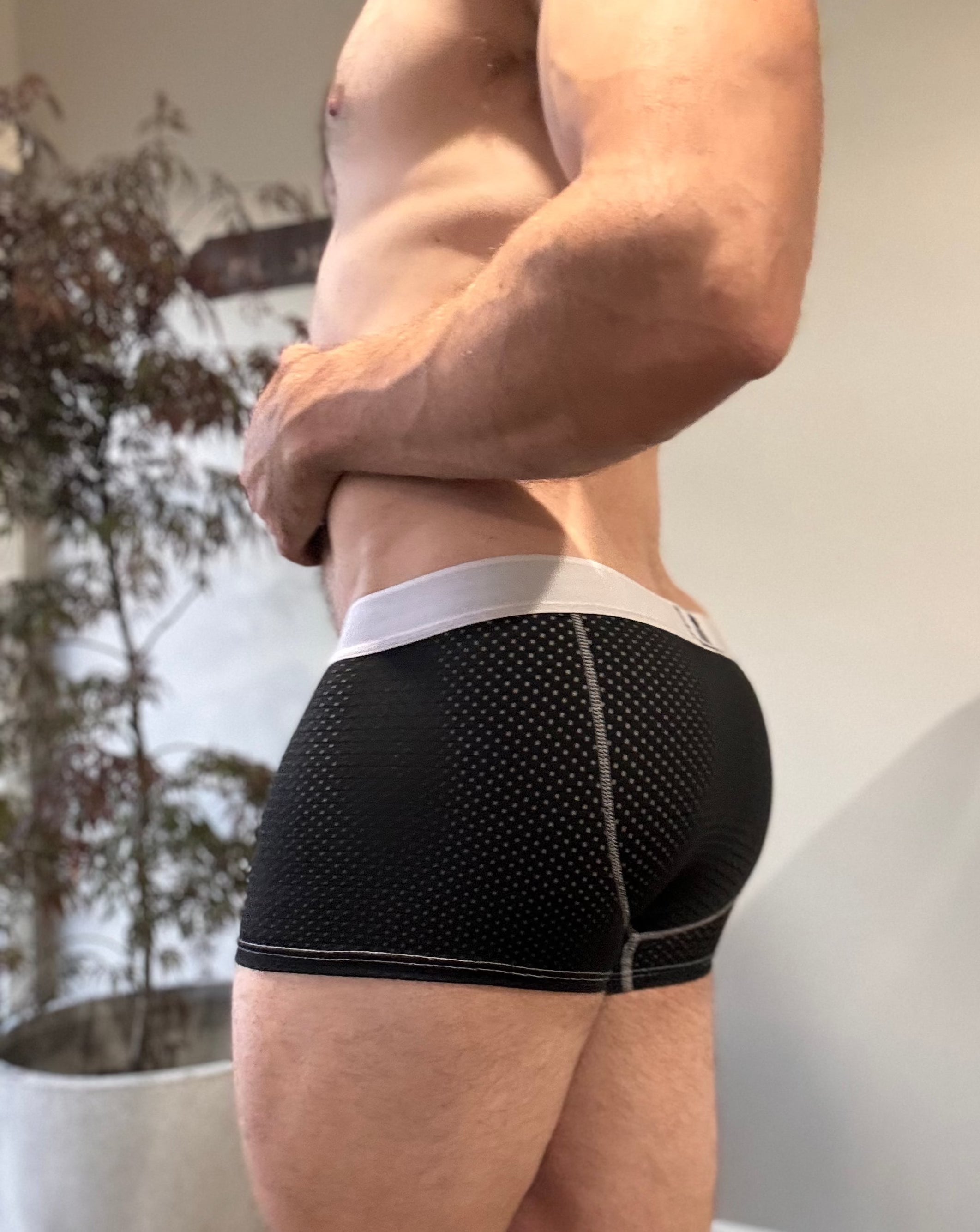 J.J.Malibu Black Boxer Briefs