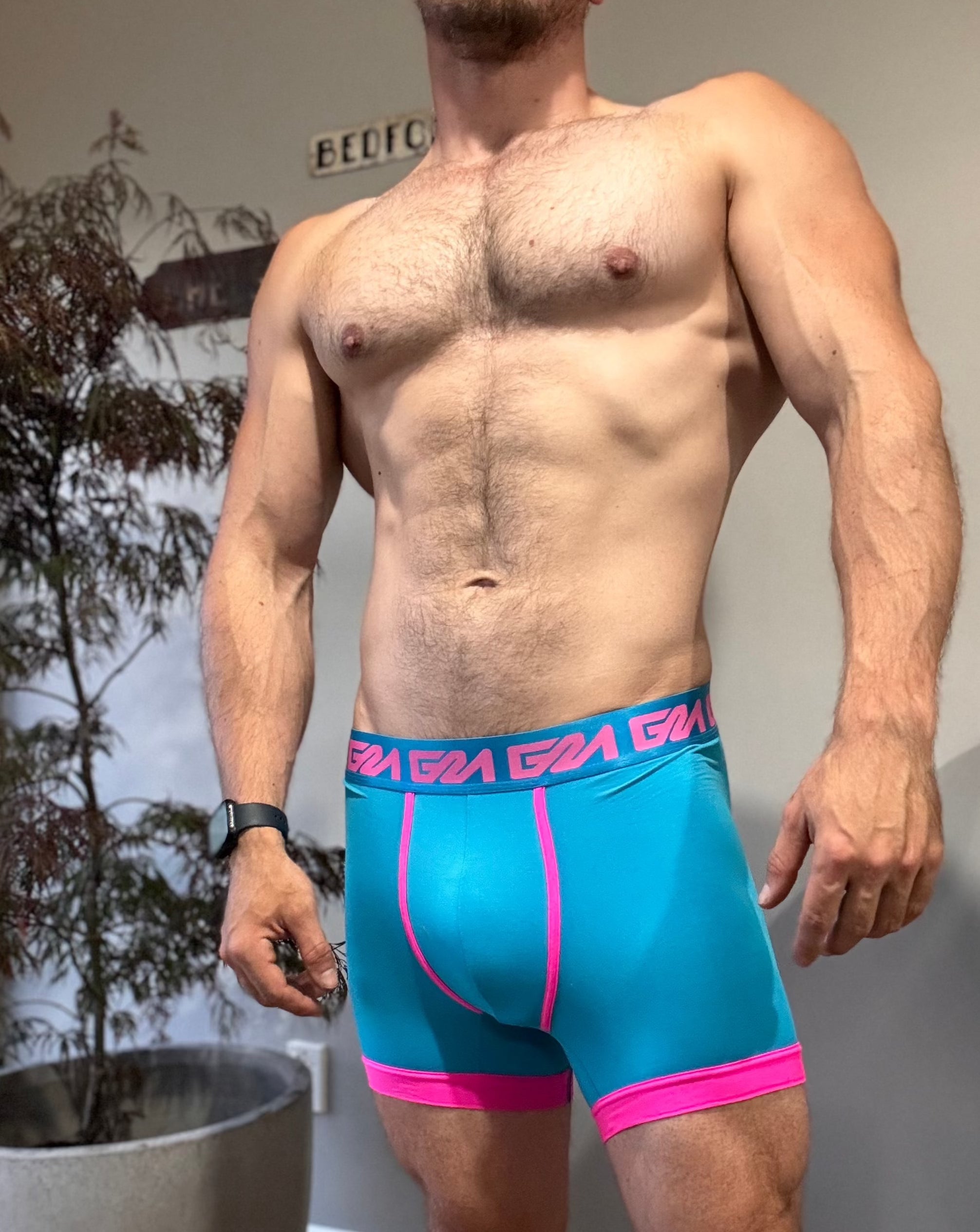 Garçon Model Blue/Pink Boxer Briefs