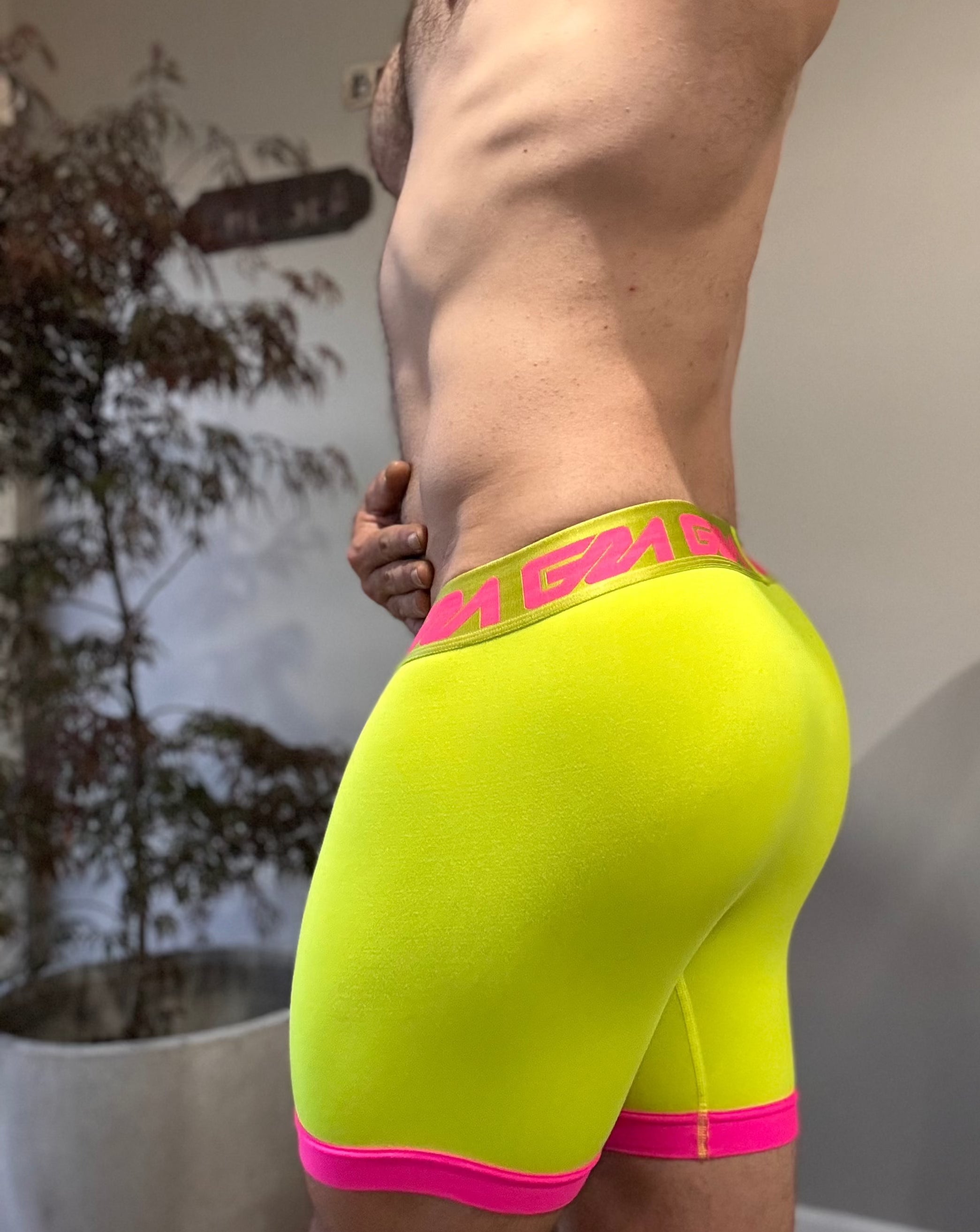 Garçon Model Yellow/Pink Boxer Briefs